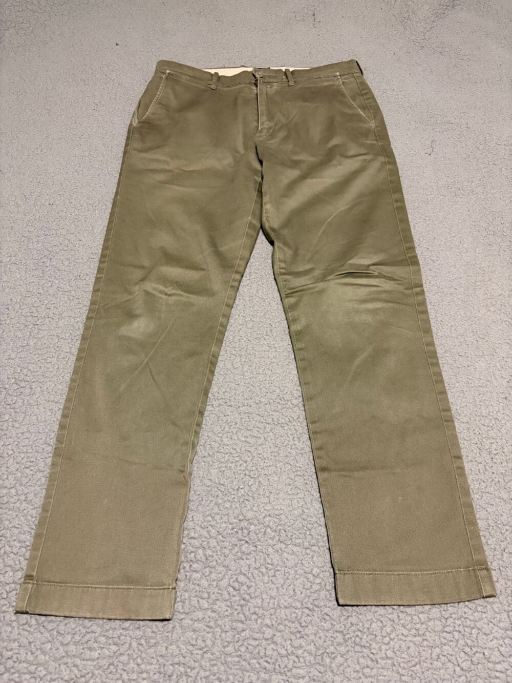 J.Crew 770 Straight Fit Chino Pants Men's 32x32 Olive Green Stretch